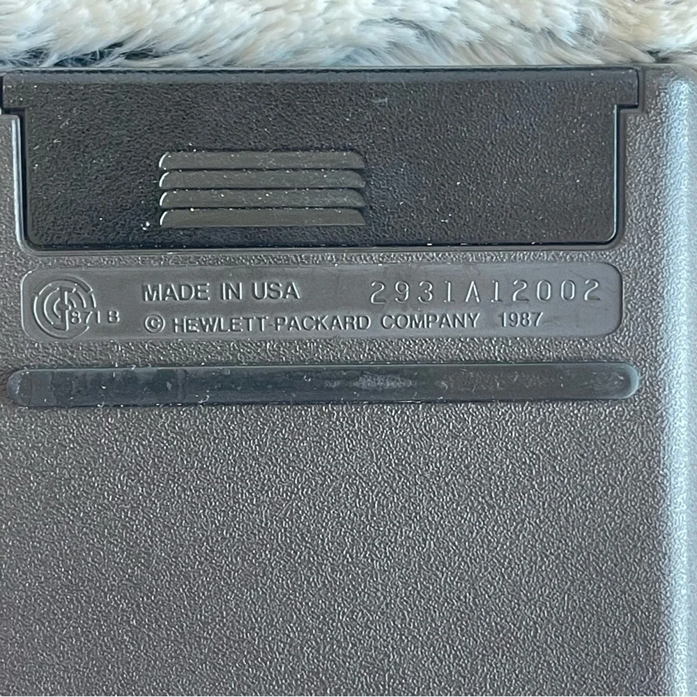 HP 10B Business Financial Calculator Case Owners Manual Vintage